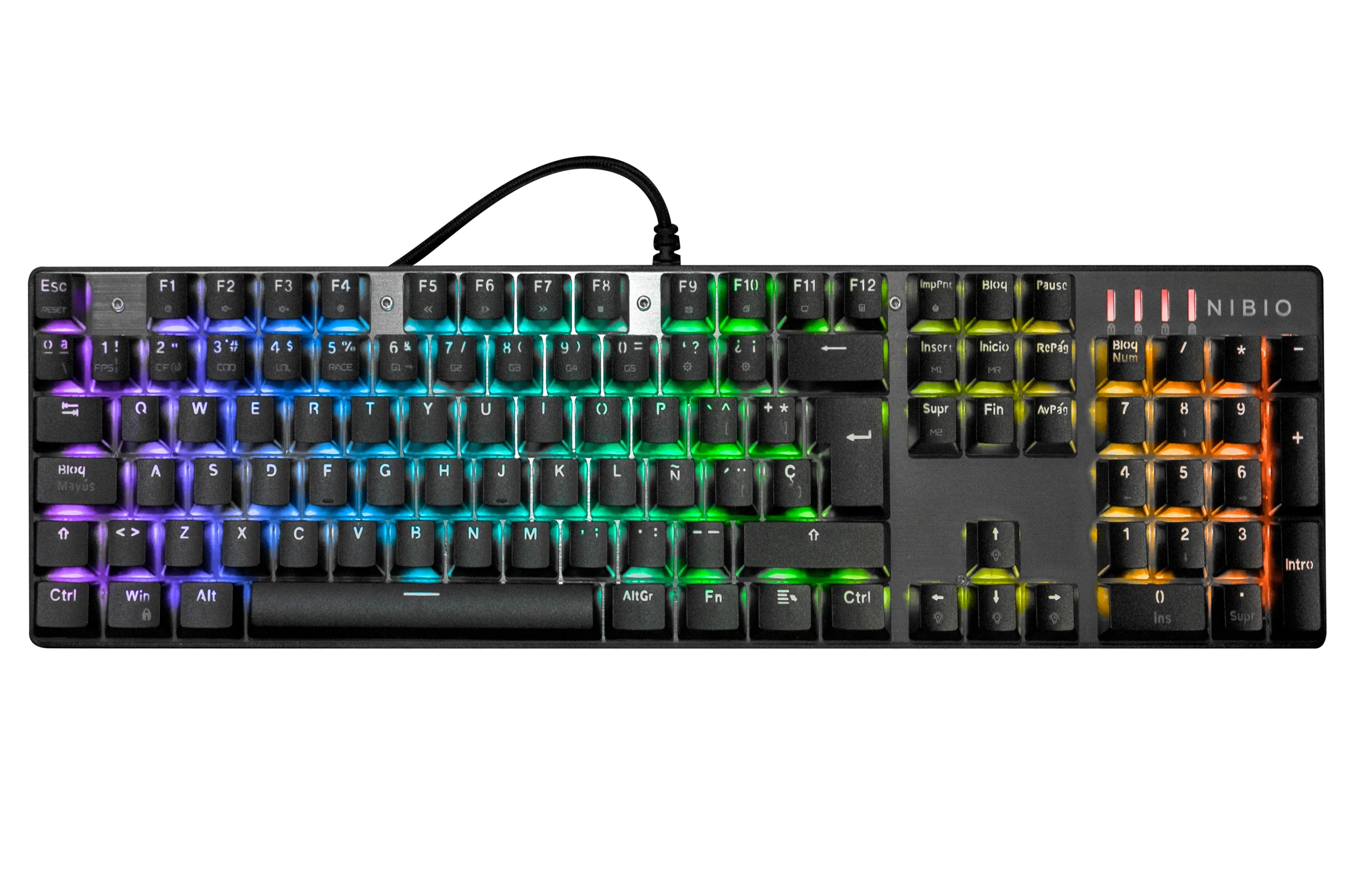 Nibio MK500 Impact Wired Mechanical Keyboard
