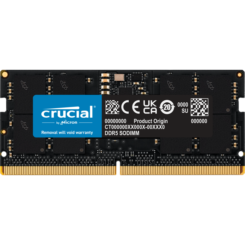 Crucial 16GB DDR5-4800 CL40 SODIMM