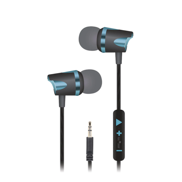 Unno Tekno Soulbuds 3.5mm Blue Earbuds