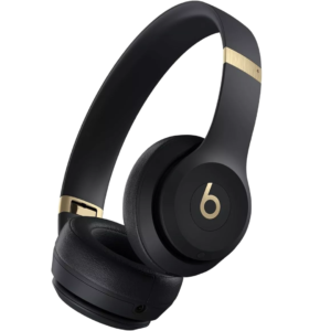 Beats Solo 4 Wireless Bluetooth On-Ear Headphones - Black & Gold