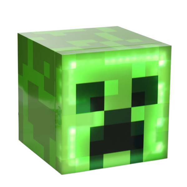 Minecraft Green Creeper Ambient Lighting 6.7L 9 Can Mini Fridge