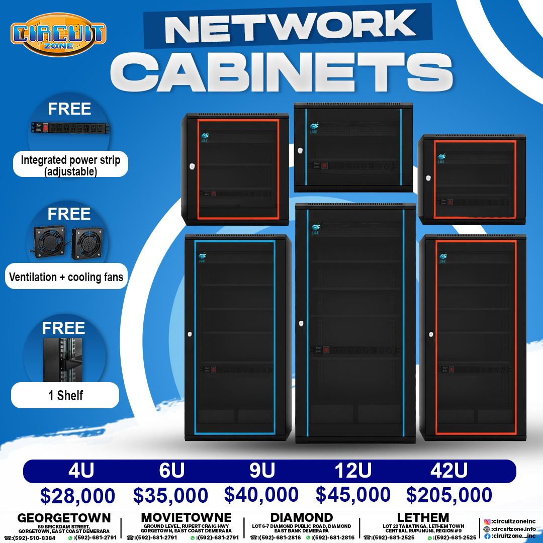 Circuit Zone current ad: Network Cabinets